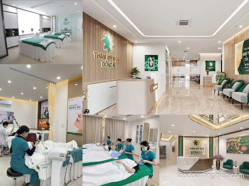 Không gian sang trọng và đội ngũ chuyên viên tại địa chỉ triệt lông nữ uy tín Đông Á.