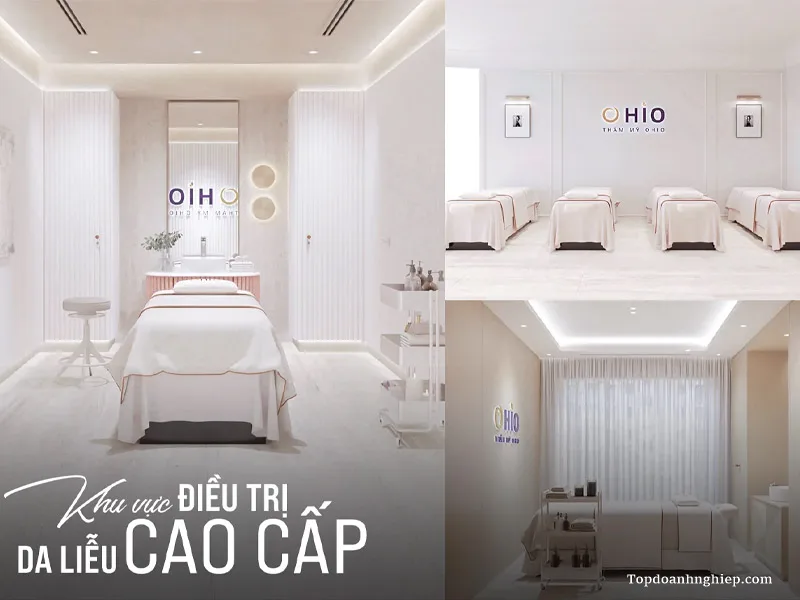 Phòng điều trị da liễu cao cấp tại Thẩm mỹ Ohio - địa chỉ triệt lông nam uy tín hàng đầu hiện nay.