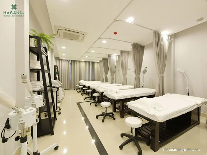 hình ảnh phòng điều trị của hasaki