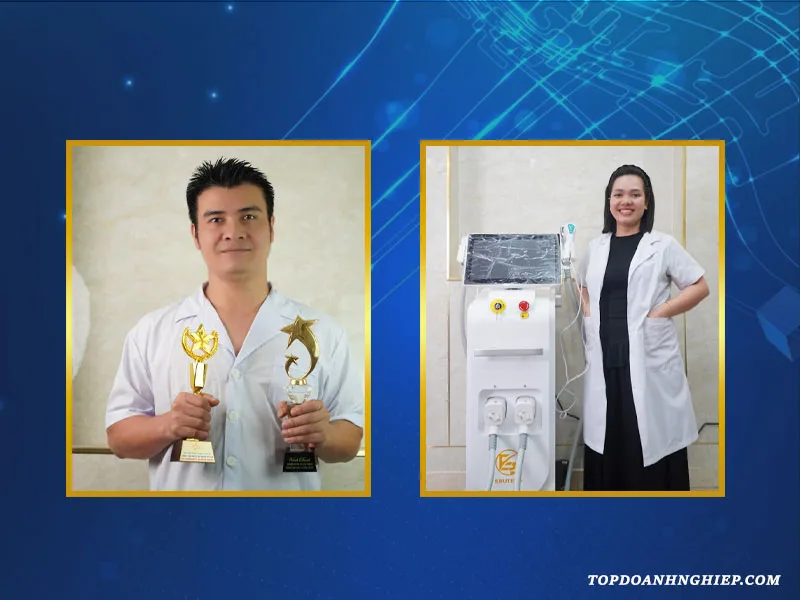 Đội ngũ chuyên gia có chuyên môn cao và trang thiết bị hiện đại tại một địa chỉ phun môi hồng cam uy tín
