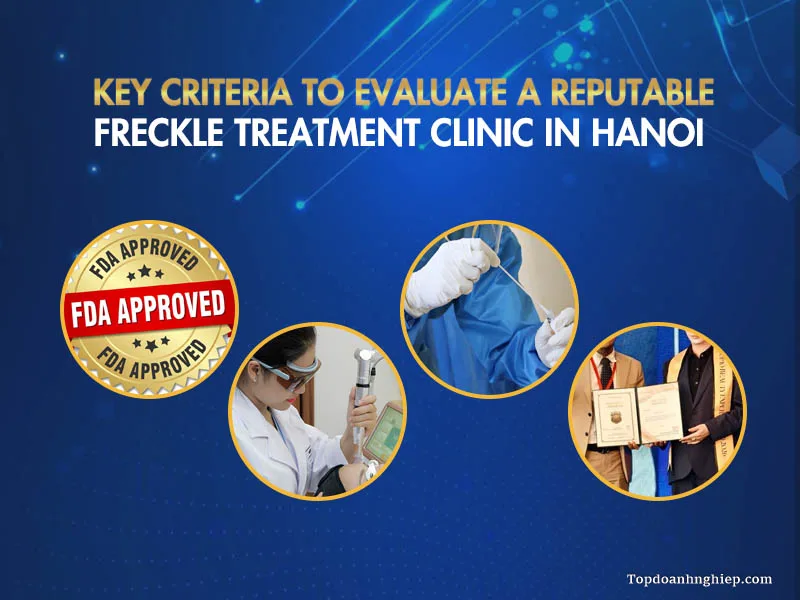 Key criteria for choosing best freckle removal clinic in Hanoi