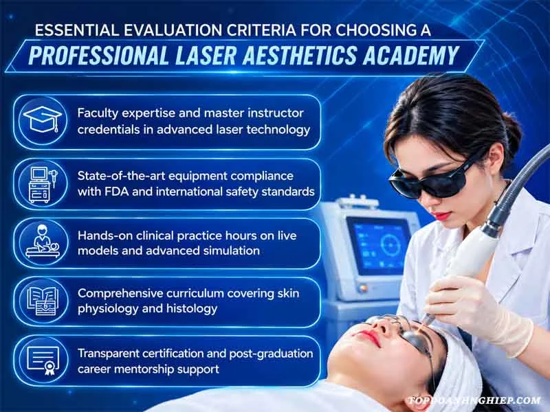 Professional CO2 fractional laser training in Hanoi evaluation criteria