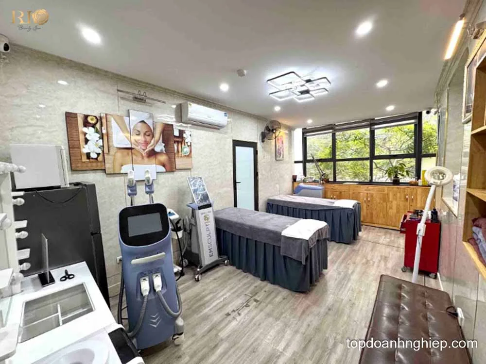 Không gian phòng dịch vụ công nghệ cao riêng tư tại Thẩm mỹ Rio – địa chỉ khử thâm vùng kín hàng đầu Hà Nội