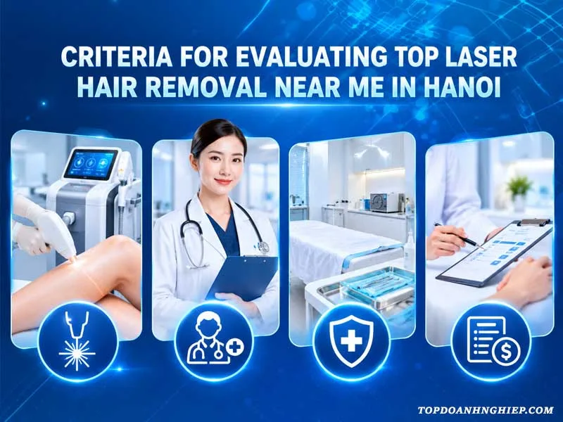 criteria for evaluating top laser hair removal near me in Hanoi